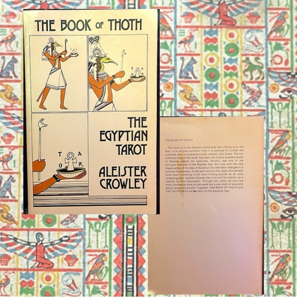 SUPER RARE 1974 The Book of Thoth: The Egyptian Tarot by Aleister Crowley